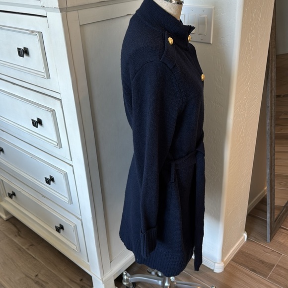 NWT Chico's 2 L Xavier Long Line belted Cardigan - Picture 6 of 7